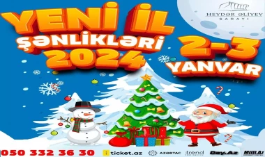 Heydər Əliyev Sarayında uşaqlar üçün Yeni il şənlikləri əyləncəli-interaktiv tamaşa keçiriləcək