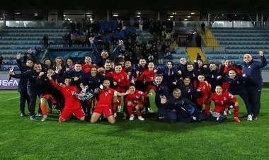 Azərbaycan millisinin qələbəsindən FOTOREPORTAJ