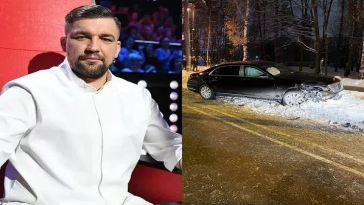 Reper Basta avtomobil qəzasına düşdü - ANBAAN VİDEO