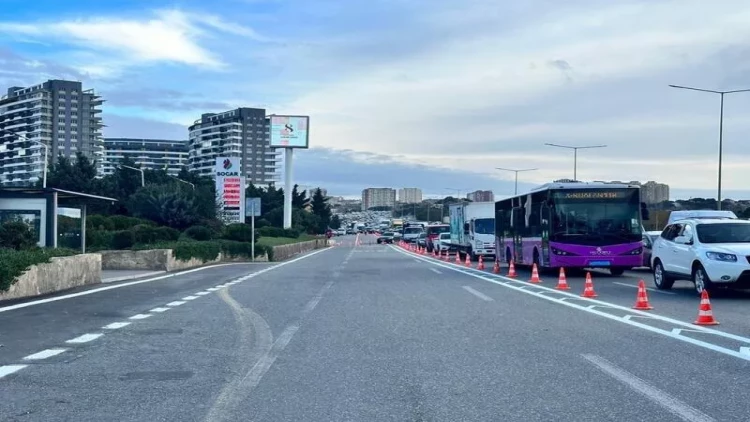 Bakı-Sumqayıt yolunda tıxac problemi bitir? - VİDEO