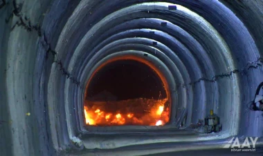 Murovdağ tunelində 14 km qazma işləri tamamlanıb - FOTO