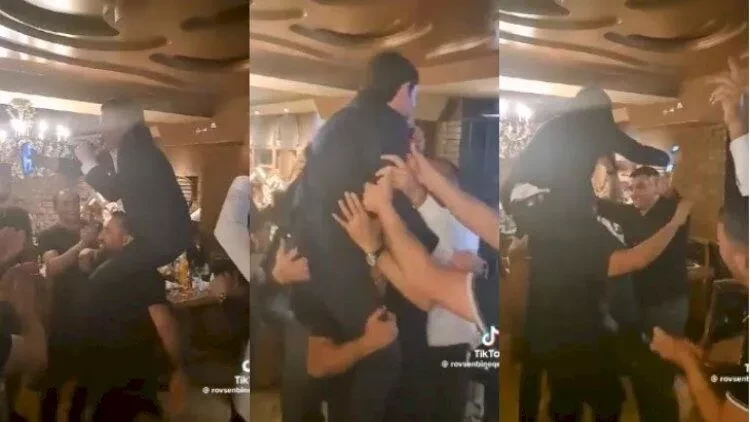 Meyxanaçının bu görüntüləri qınandı: “Qonaqların boynuna çıxıb...” – VİDEO