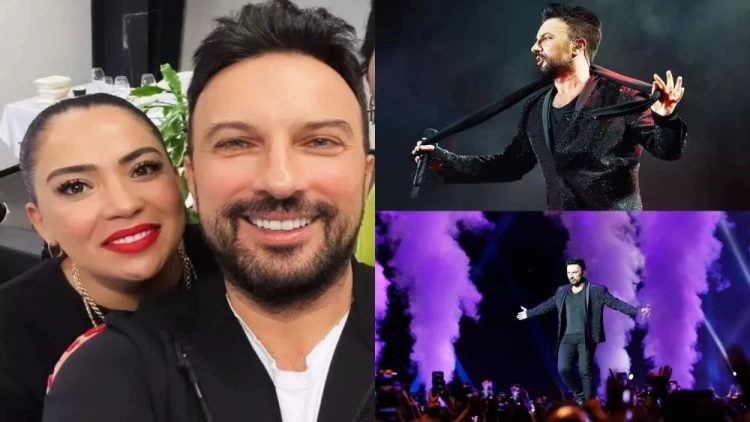 Tarkan Bakıya həyat yoldaşı ilə gəlibmiş - FOTOlar