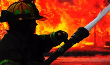 Sumqayıtda Məişət Tullantıları Poliqonunda yanğın - Şəhər qatı tüstüyə büründü