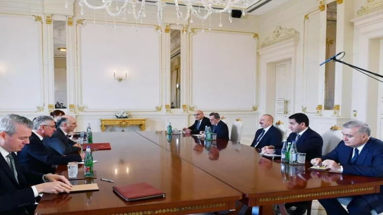 İlham Əliyev Leo Dokertini qəbul edib - VİDEO - FOTO