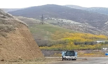 Salatın Əsgərovanın qətlə yetirildiyi yerdən GÖRÜNTÜLƏR - VİDEO