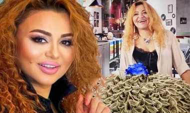 Vəfaya 1 dəstə dollar hədiyyə etdilər - FOTOlar