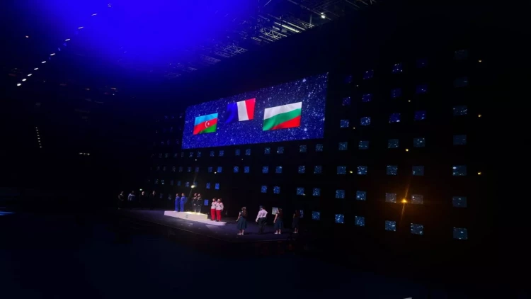 Gimnastlarımız gümüş medal qazandılar - FOTO