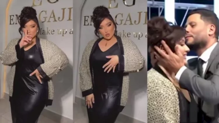 Zaur müğənninin subay olduğunu bilib öpdü - VİDEO