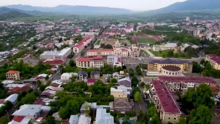 Xankəndinin içəri məhəllələrinin görüntüsü - VİDEO