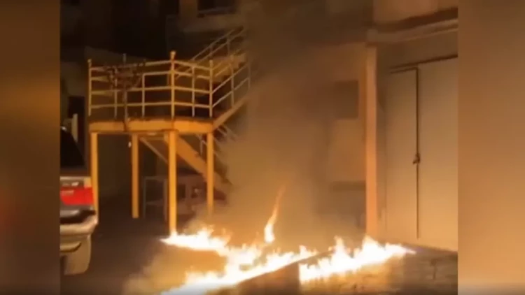 Ermənistanda sinaqoq yandırıldı - ASALA məsuliyyəti üzərinə götürdü - VİDEO