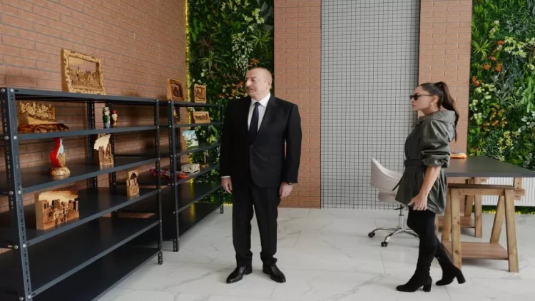 Prezident və birinci xanım İsmayıllıda “DOST EVİ” filialının açılışında iştirak ediblər - VİDEO - FOTO