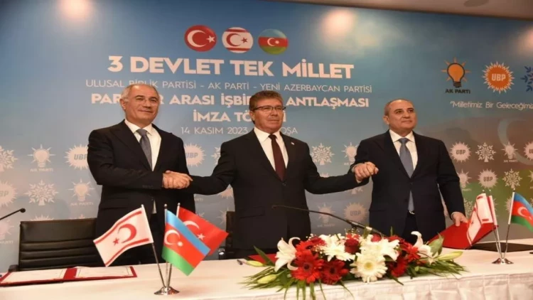 YAP, AK Parti və UBP arasında Anlaşma Memorandumu imzalanıb - FOTO