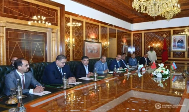 XİN başçısı Mərakeş Parlamentinin Müşavirlər Palatasının sədri ilə görüşüb - FOTO