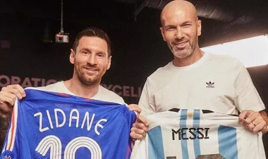 Zidan və Messinin gündəmi zəbt edən görüşü - VİDEO