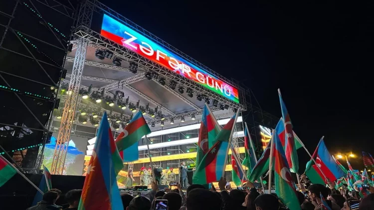 Bakıda Zəfər Günü münasibətilə konsert keçirilib - VİDEO