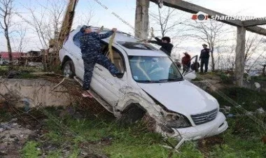 Göyçədə “Leksus” aşdı: 2 erməni öldü, 5-i yaralandı