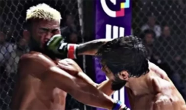 Tofiq Musayev Takedanı nokauta saldı - VİDEO