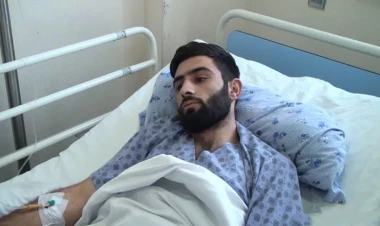 Tərtərdə mina partlayışı səngimək bilmir - VİDEO