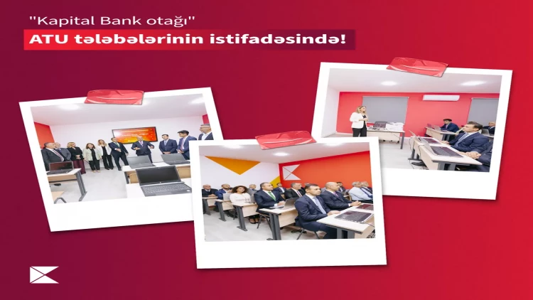 Azərbaycan Texnologiya Universitetində “Kapital Bank otağı” istifadəyə verildi