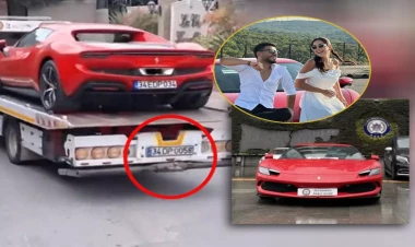 Polat cütlüyünün lüks avtomobilləri polis bölməsinə 