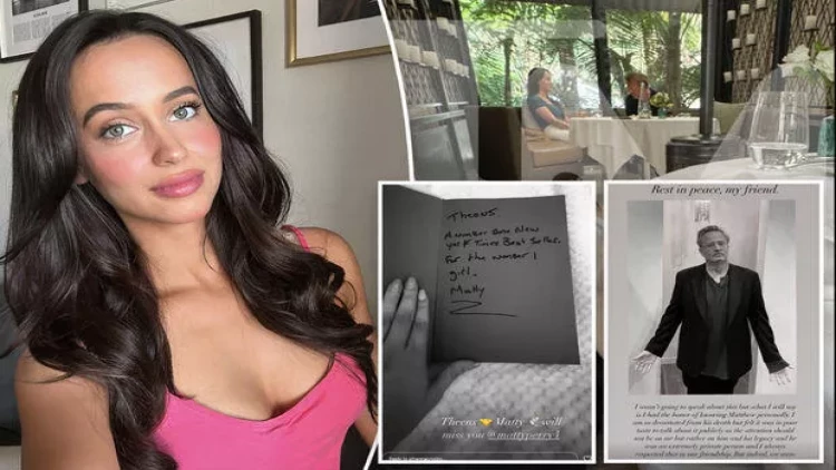 Serial ulduzunun ölümündən əvvəl nahar etdiyi sirli qadın üzə çıxdı - FOTO