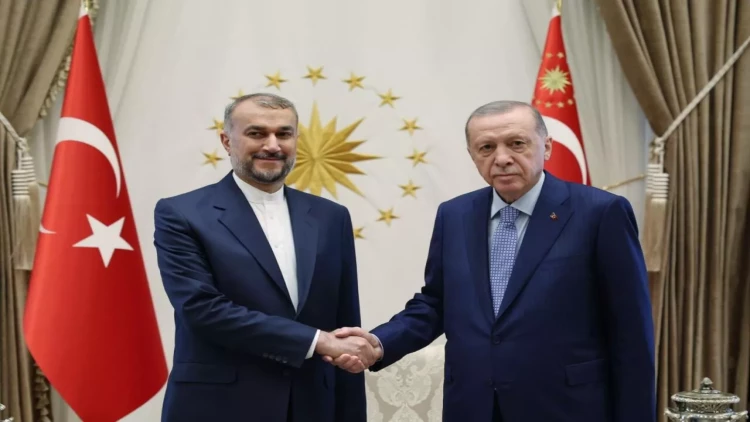 Ərdoğan İranın xarici işlər nazirini qəbul etdi - FOTO