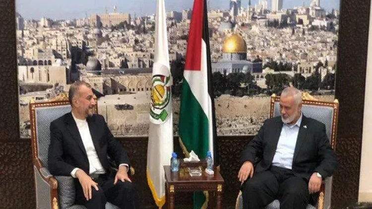 Abdullahiyan HƏMAS rəhbəri ilə görüşdü