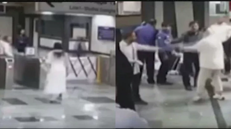 İran metrosunda məcburi hicaba əməl etməyən qadın döyüldü - VİDEO