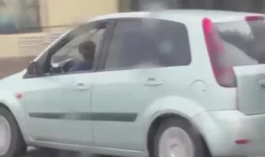 Sürücü özü ilə yanaşı digərlərinin də həyatını təhlükəyə atdı - Sükan arxasına... - VİDEO