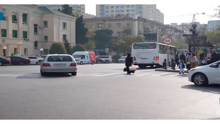 Bu yolda hərəkət dəyişdirildi - VİDEO