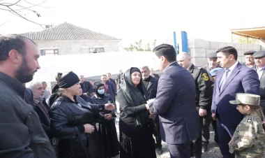 Şəhid Tural Ağcabəyovun 40 mərasimi keçirilib - FOTO