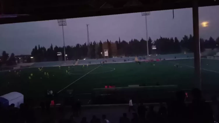 Tovuzda futbol matçında 1 dəqiqəlik PROBLEM - VİDEO