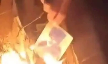 Atatürkün fotosunu yandıran 3 şübhəli saxlanıldı