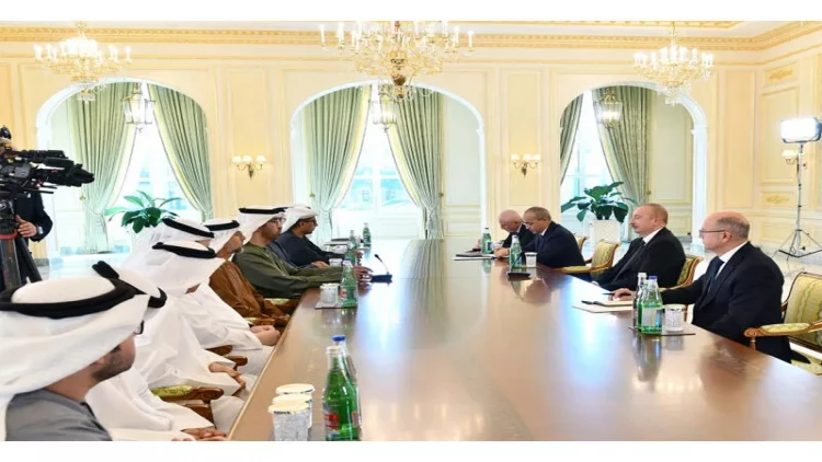 Prezident Sultan Əhməd Əl-Cabiri qəbul edib - VİDEO