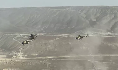 Müdafiə nazirləri Azərbaycandakı təlimi izləyir - FOTO