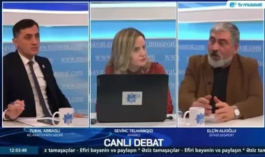 İsrail-Fələstin qarşıdurmasında kimə dəstək verməliyik? - T.Abbaslı-E.Alıoğlu arasında GƏRGİN DEBAT