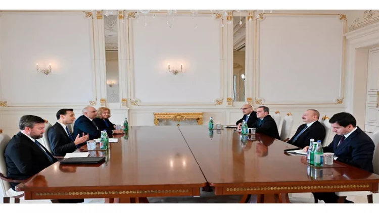 İlham Əliyev Coşua Hakı qəbul edib - VİDEO