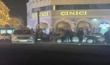 Azərbaycanda yeni trend - Bakının mərkəzində, axşam çağı... - VİDEO