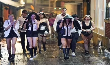 Şəhərin mərkəzində qəribə 