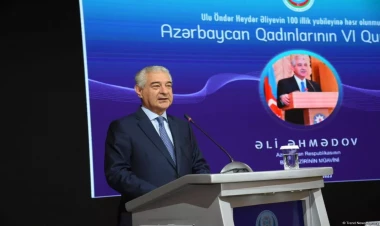 Qadınların bu sahələrdə inkişafı üçün lazım olan bütün şərait yaradılıb - Əli Əhmədov