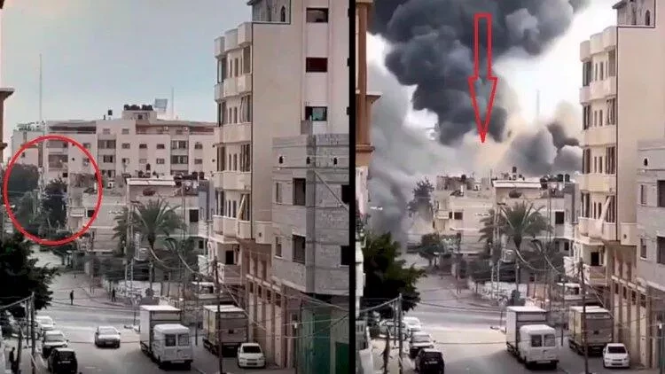 800 nəfərin həlak olduğu xəstəxanaya hücumun  - VİDEOSU