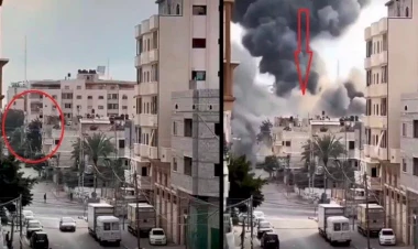 800 nəfərin həlak olduğu xəstəxanaya hücumun  - VİDEOSU