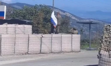 Sülhməramlıların Şuşa postu ləğv olundu - VİDEO