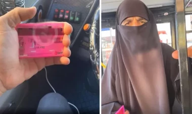 Qadın qılığına girib, görün nə etdi - FOTO