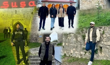 Sənət adamları Şuşada - FOTOlar