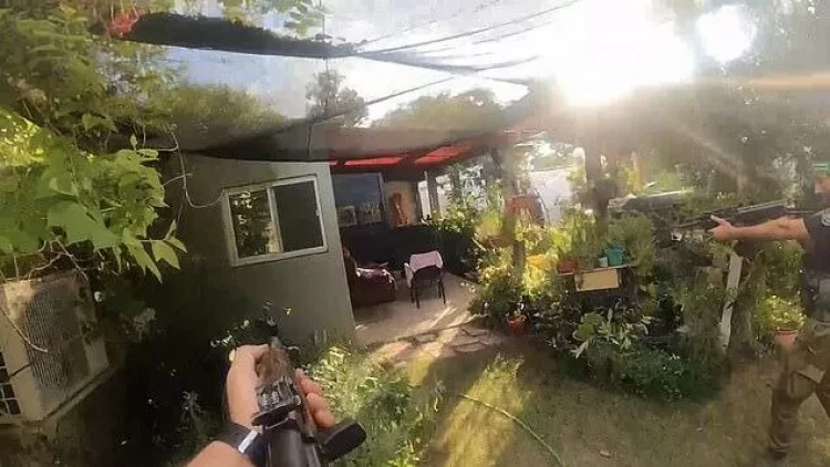 Qəzzadan kompyuter oyununu xatırladan görüntülər - VİDEO