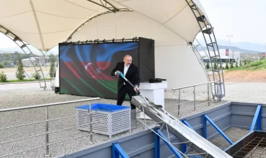 İlham Əliyev Füzuli şəhərində ikinci yaşayış kompleksinin təməlini qoyub - VİDEO - FOTO