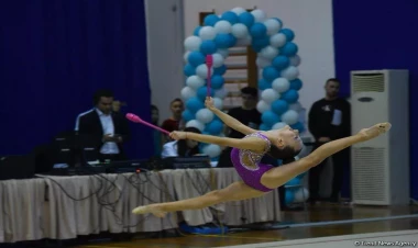 Bədii gimnastika üzrə 28-ci Bakı çempionatının 2-ci gününə start verilib - FOTO