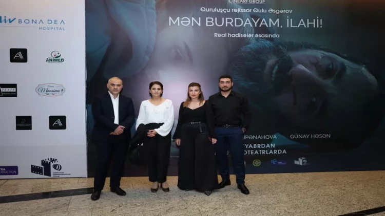 “Mən buradayam, ilahi” filminin nümayişi olub - VİDEO - FOTO